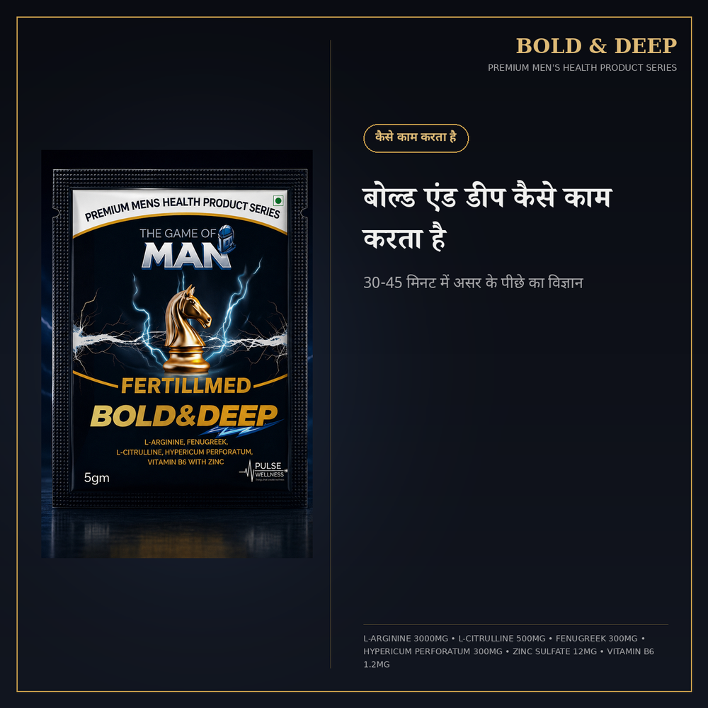 Bold & Deep कैसे काम करता है: 30-45 मिनट में असर के पीछे का विज्ञान