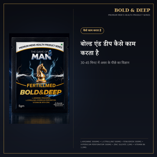 Bold & Deep कैसे काम करता है: 30-45 मिनट में असर के पीछे का विज्ञान