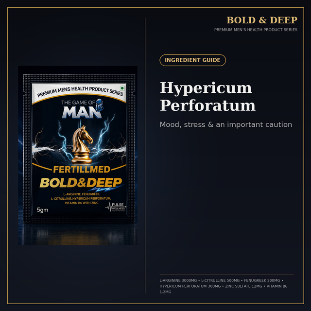Hypericum Perforatum (St. John's Wort): Mood, Stress & Performance — and an Important Caution