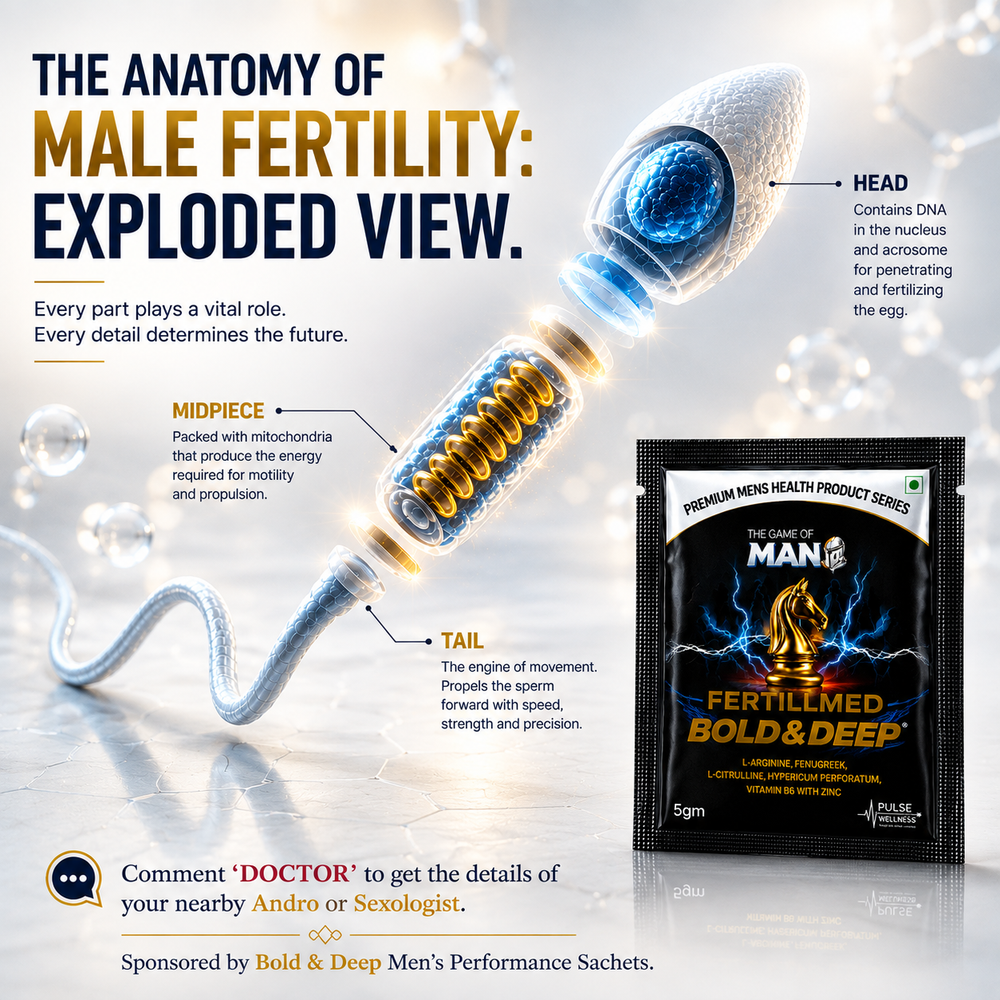 Sperm Anatomy Explained: How Nutrition Supports Male Fertility & Performance